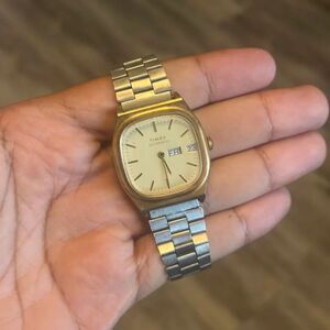 Vintage Timex Automatic Day Date Wrist Watch